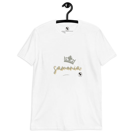 T-Shirt unisexe écriture argenté Samonia